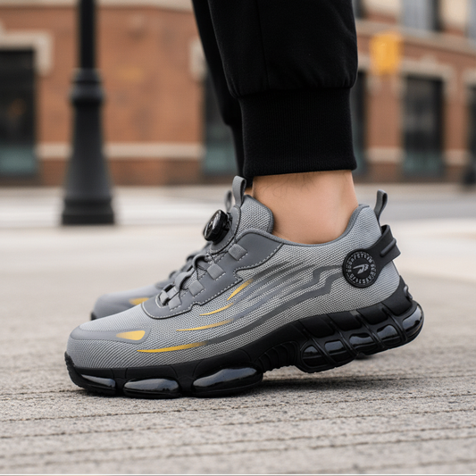 Men's Slip-Resistant Work Shoes
