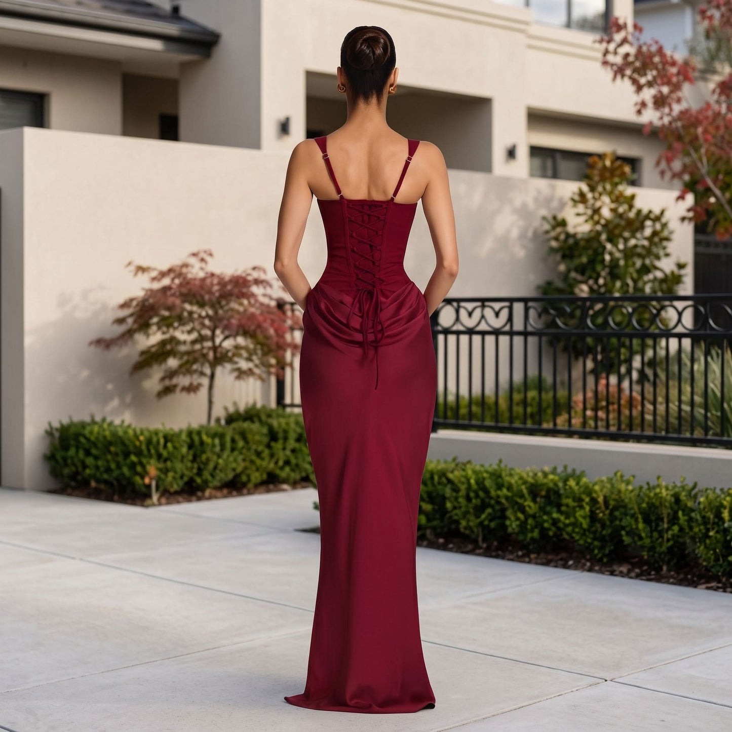 Elegant Strappy Maxi Summer Dress