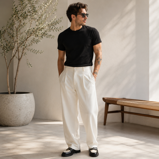 Relaxed Wide Leg Everyday Pants