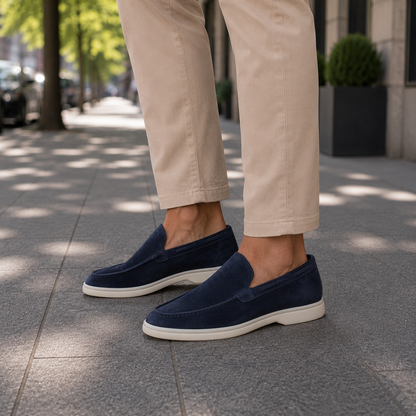 Eleganckie mokasyny w stylu smart casual z polerowanym wykończeniem