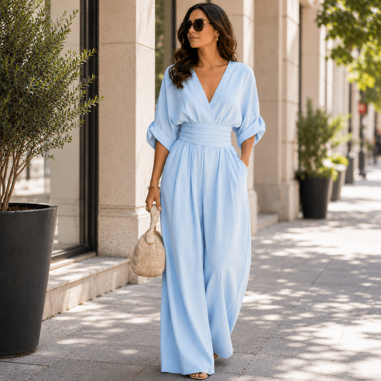 Versatile Jumpsuit for Day to Evening Wear