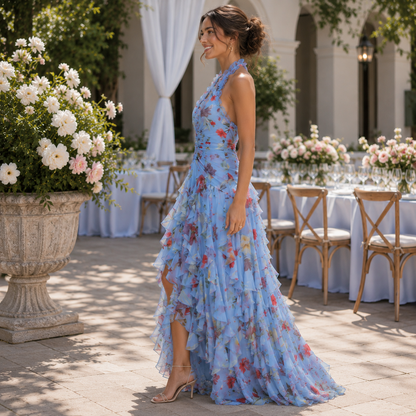 Klasyczna sukienka maxi o wyrafinowanej codziennej elegancji