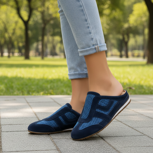 Lightweight Half Slippers with Easy Slip-On Style