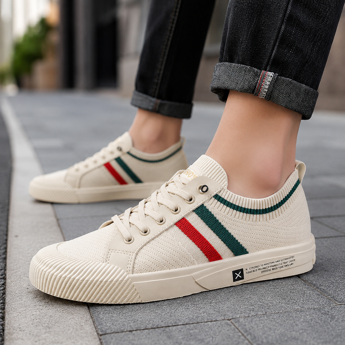 Classic Lace-Up Sneakers with Timeless Casual Style