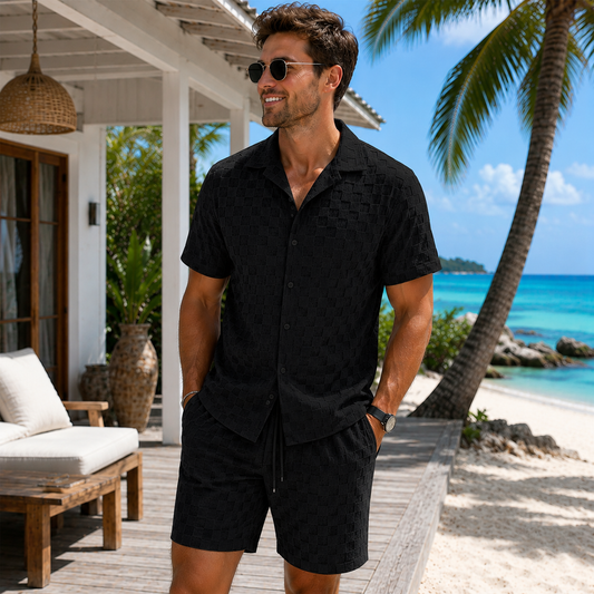 Casual Shirt and Shorts Matching Set for Everyday Wear