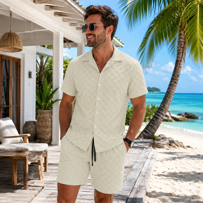 Casual Shirt and Shorts Matching Set for Everyday Wear