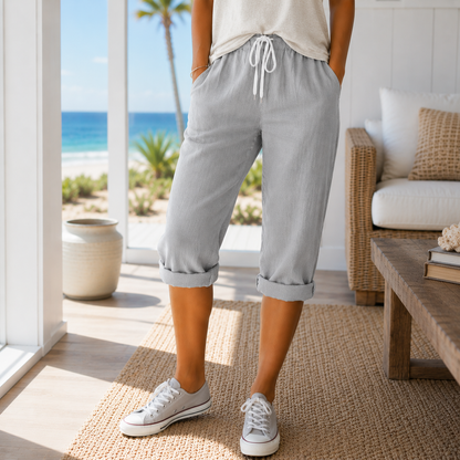 Casual Cropped Pants with Timeless Style and Comfort