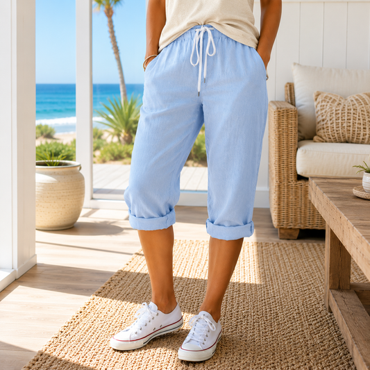 Casual Cropped Pants with Timeless Style and Comfort