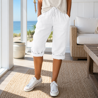 Casual Cropped Pants with Timeless Style and Comfort