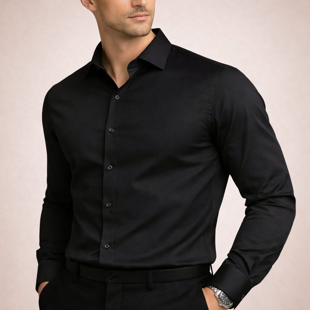 Lustrous Evening Occasion Dress Shirt
