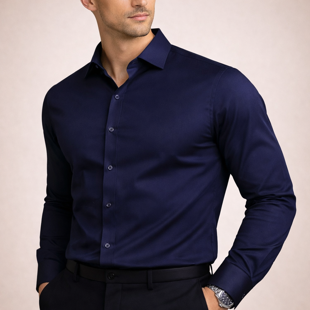 Lustrous Evening Occasion Dress Shirt