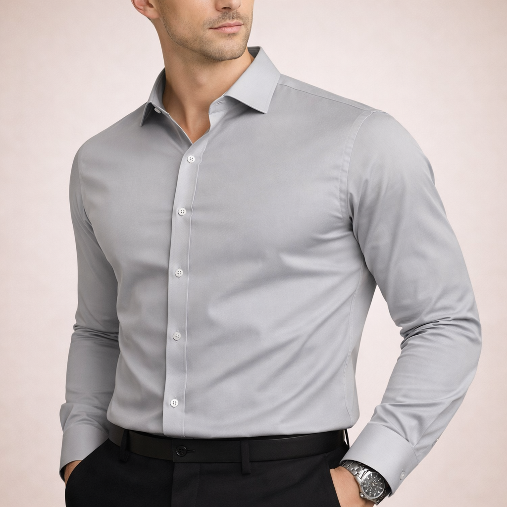 Lustrous Evening Occasion Dress Shirt