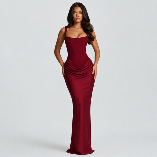 Refined Midi Dress for Special Occasions and Events