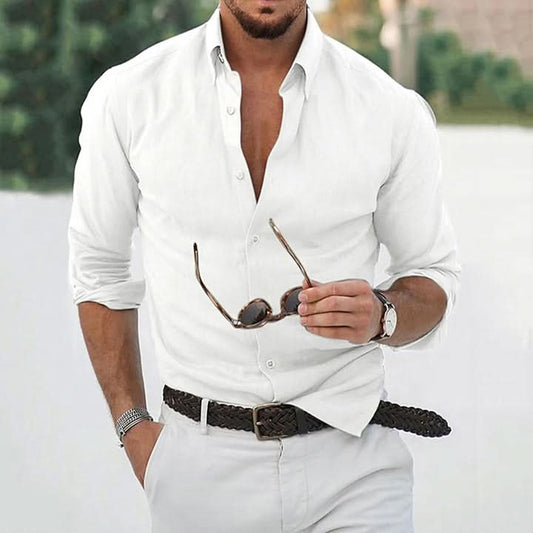 Classic Long Sleeve Shirt for Versatile Casual and Formal Wear 0