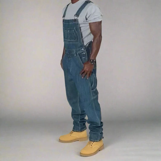 Straight Leg Utility Overall Pant