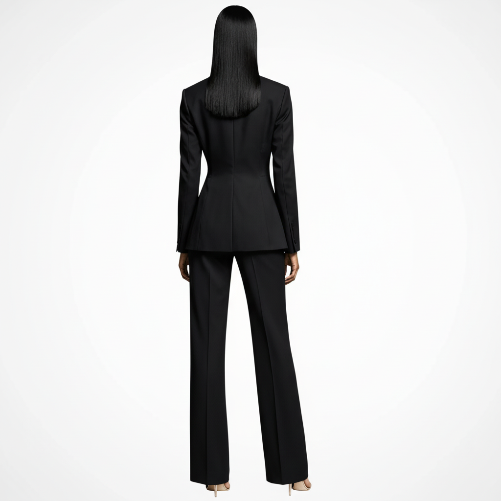 Elegant Blazer and Wide Leg Trousers Set for Timeless Style 5