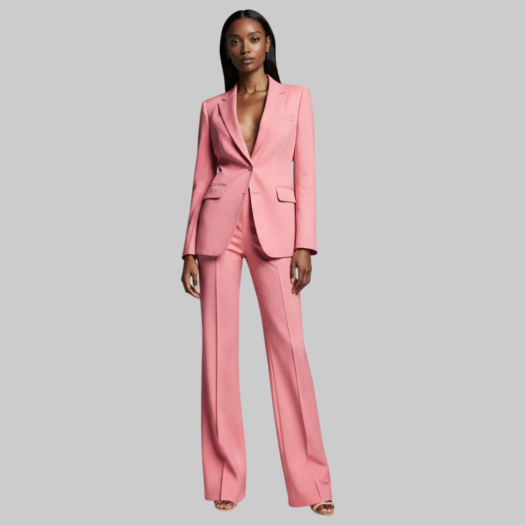 Elegant Blazer and Wide Leg Trousers Set for Timeless Style 6