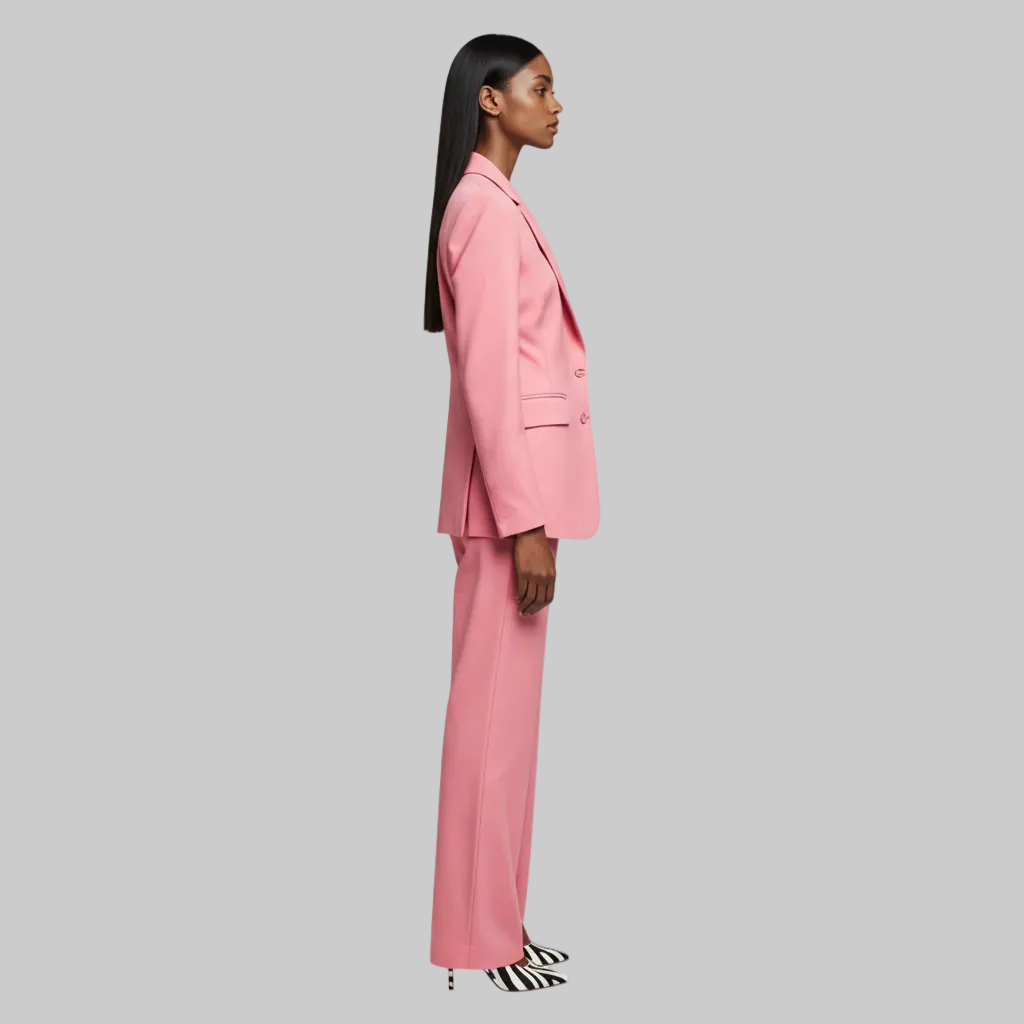 Elegant Blazer and Wide Leg Trousers Set for Timeless Style 7