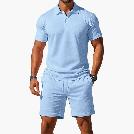 Wygodny zestaw polo w dwóch częściach