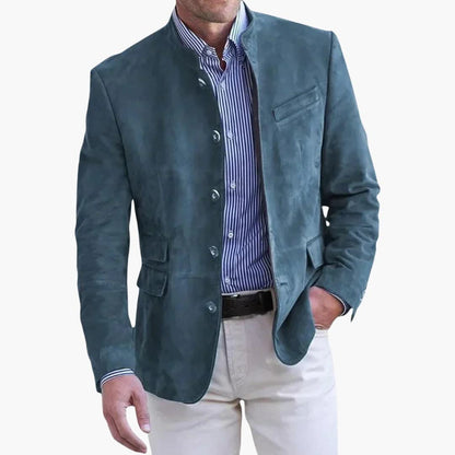 Stand Collar Smart Casual Blazer