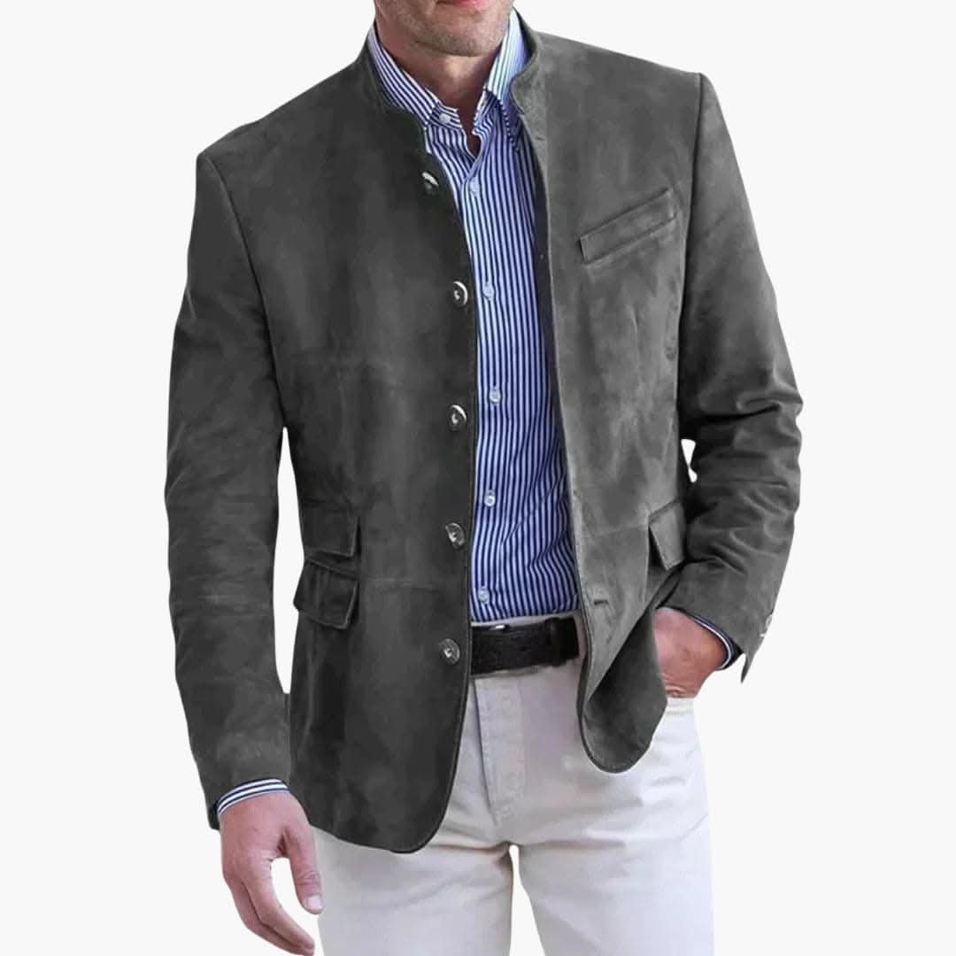 Stand Collar Smart Casual Blazer