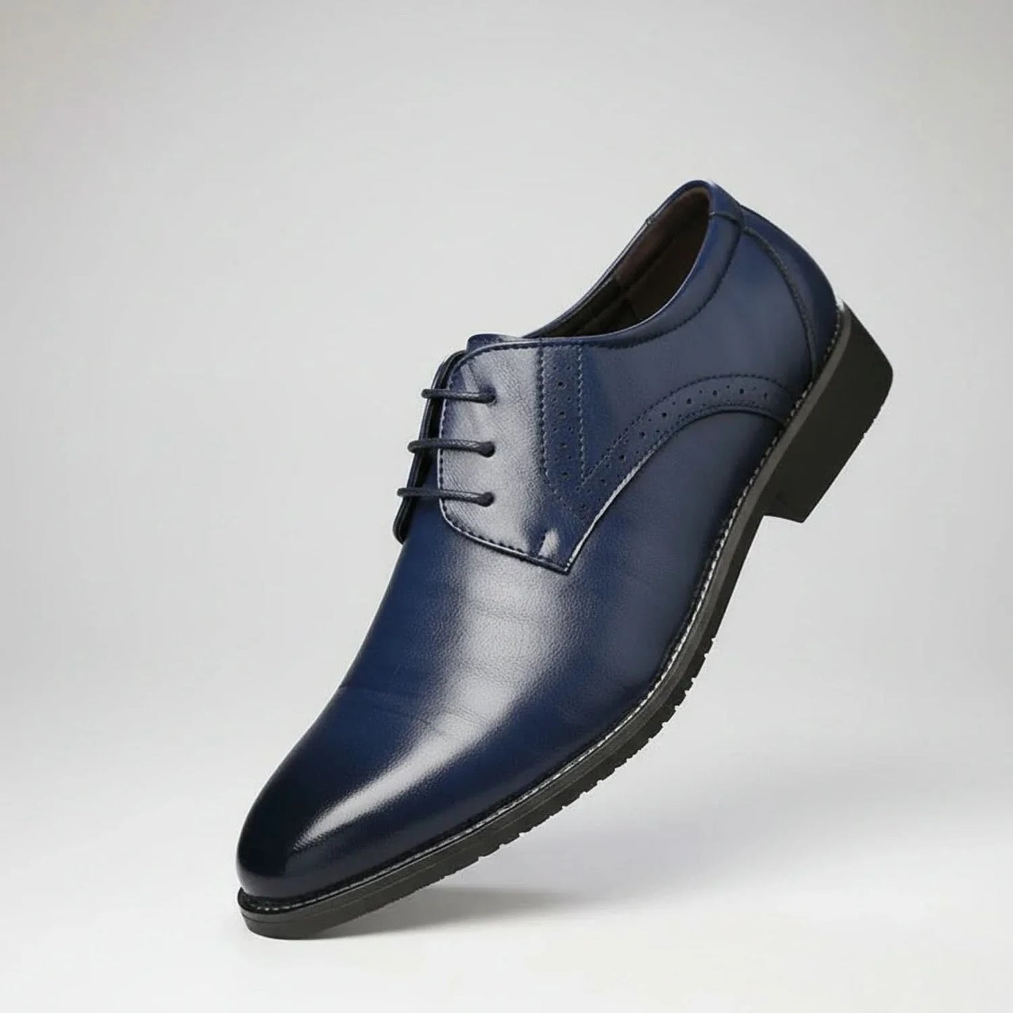 Classic Contrast Stitch Derby Shoes