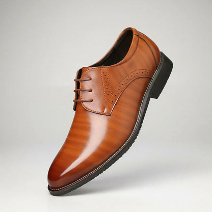 Classic Contrast Stitch Derby Shoes