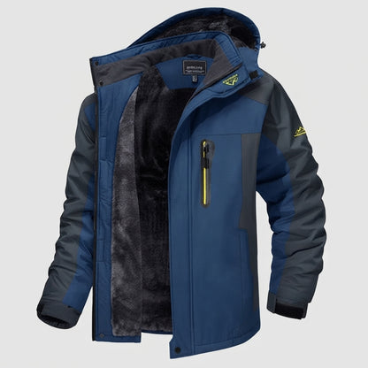 Hooded Full Zip Pocket Outdoor Jacket