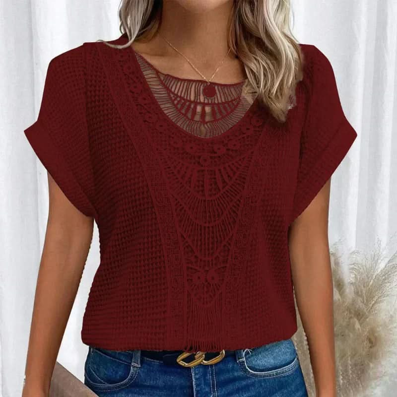 Liva - Elegant Ibiza-Inspired Blouse with Lace Accents & Eco-Friendly Fabric 8