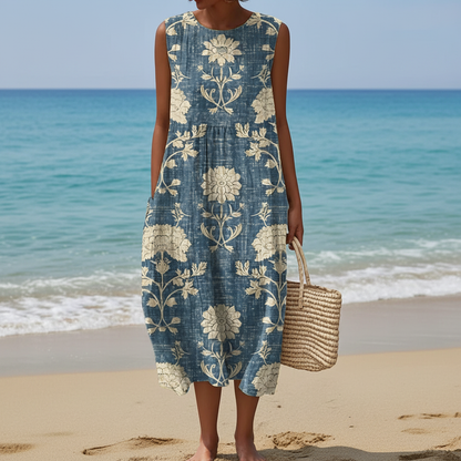 Luna - Flowy White Summer Dress with Bandeau Back for Casual Elegance 0