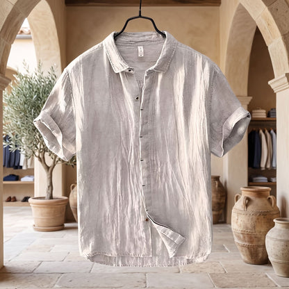 Casual Short Sleeve Button Shirt