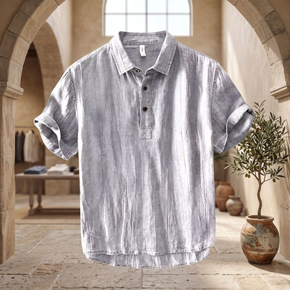 Casual Short Sleeve Button Shirt