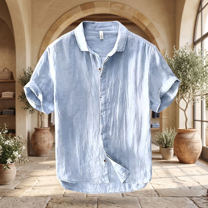 Casual Short Sleeve Button Shirt