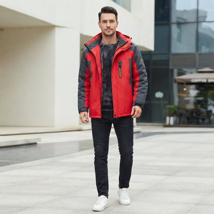 Hooded Full Zip Pocket Outdoor Jacket