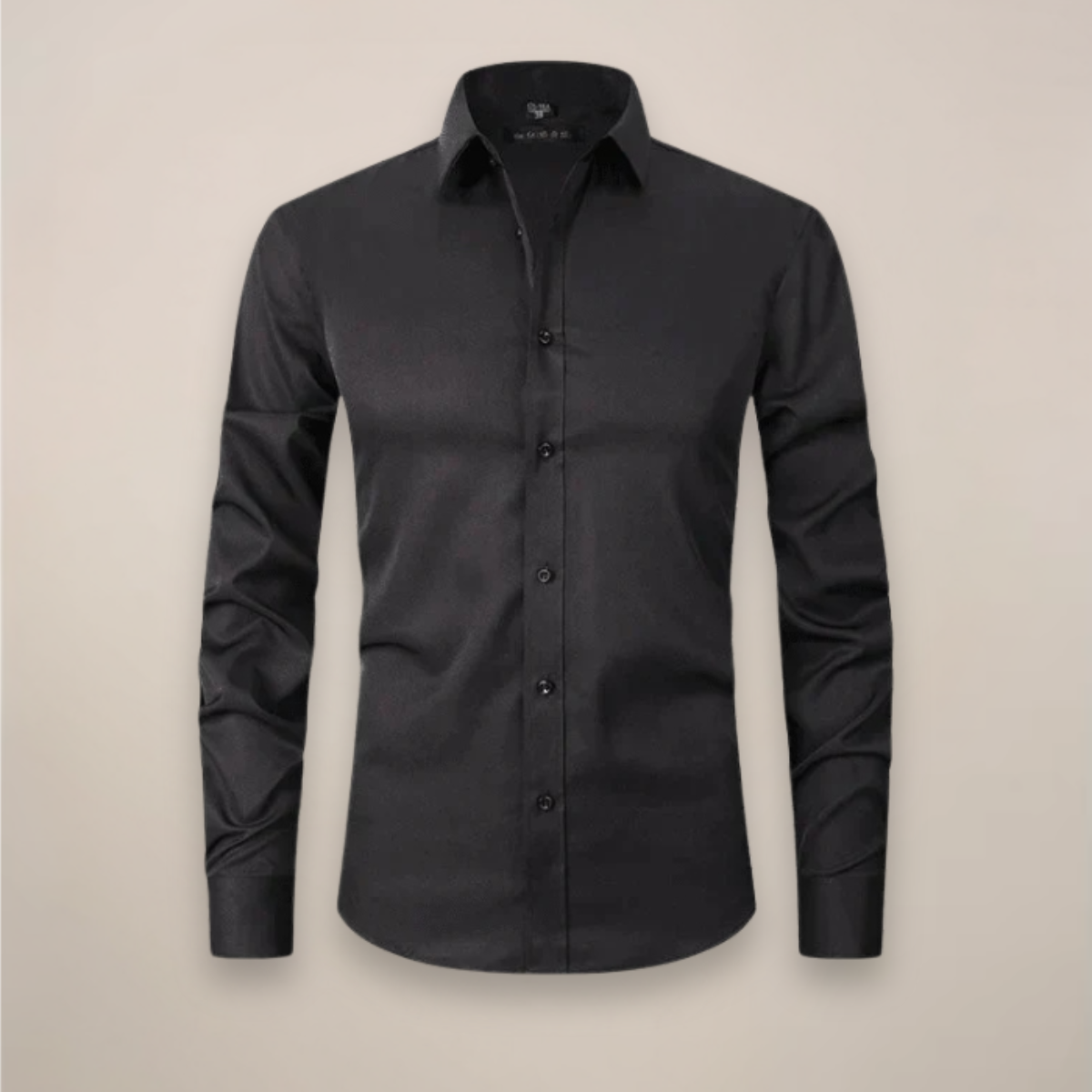Modern Structured Fit Long Sleeve Shirt - Wrinkle-Free Elegance 4