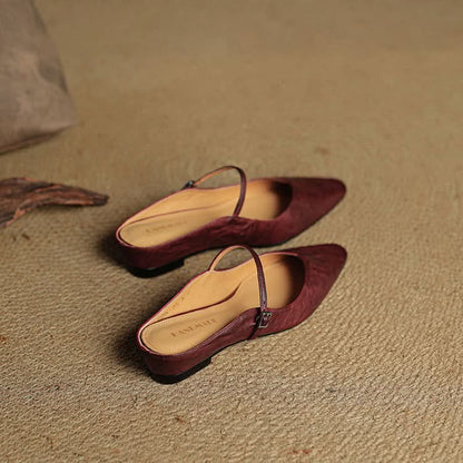 Lace Mules With a Peep-Toe Finish