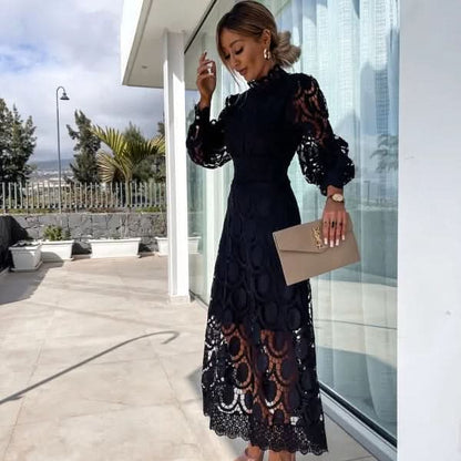 Chic Puff Sleeve Dress for Summer Events and Gatherings