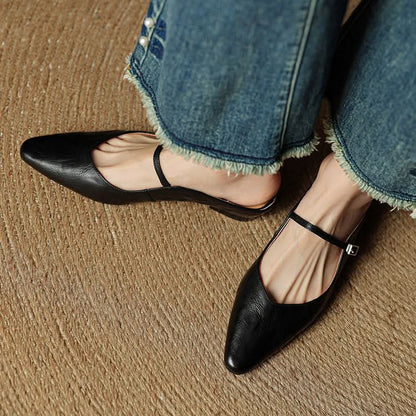 Lace Mules With a Peep-Toe Finish