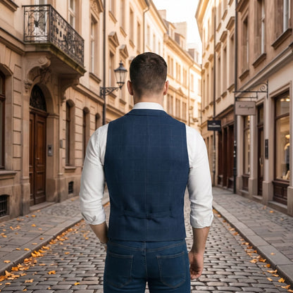 Classic V-Neck Formal Waistcoat
