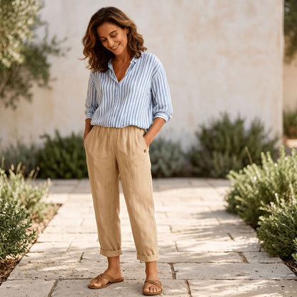 High Waist Wide Leg Pants