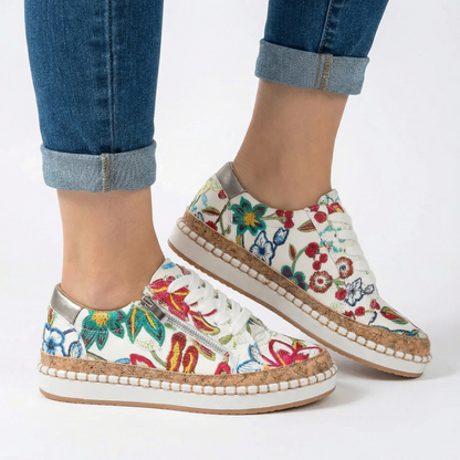Orthopedic Floral Shoes for Ultimate Comfort and Support 0