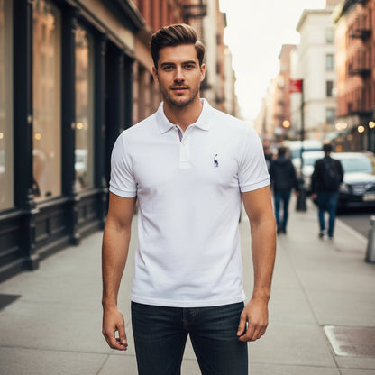 Men's Embroidered Polo Shirt
