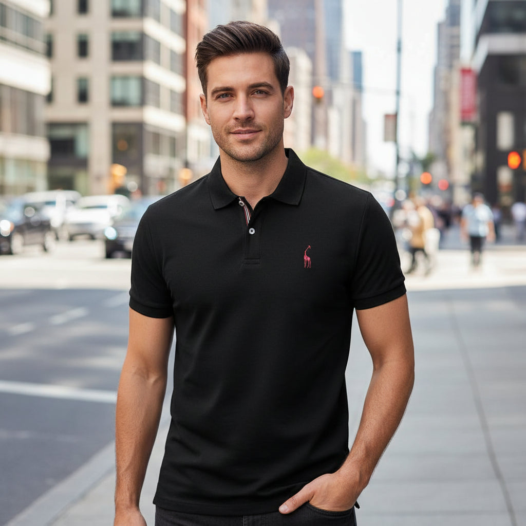 Men's Embroidered Polo Shirt