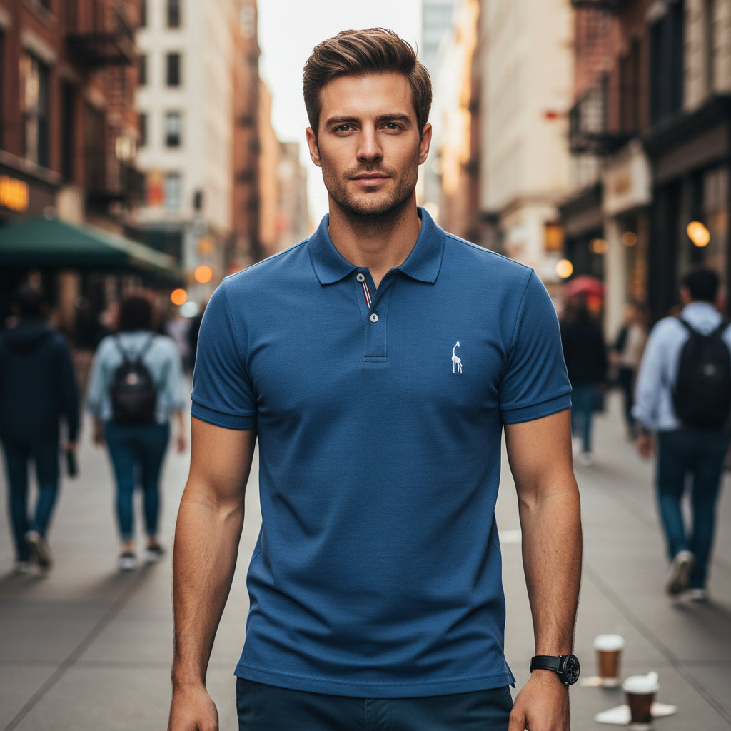 Men's Embroidered Polo Shirt