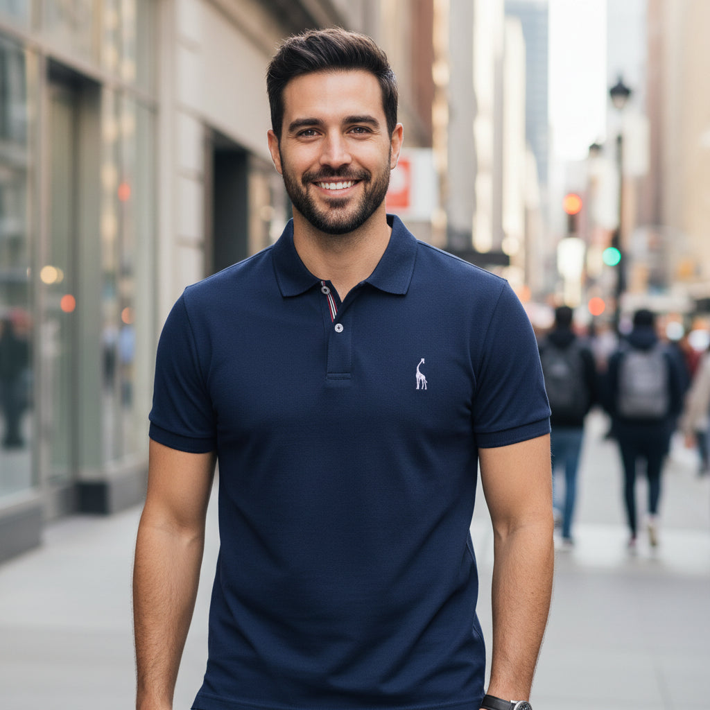 Men's Embroidered Polo Shirt