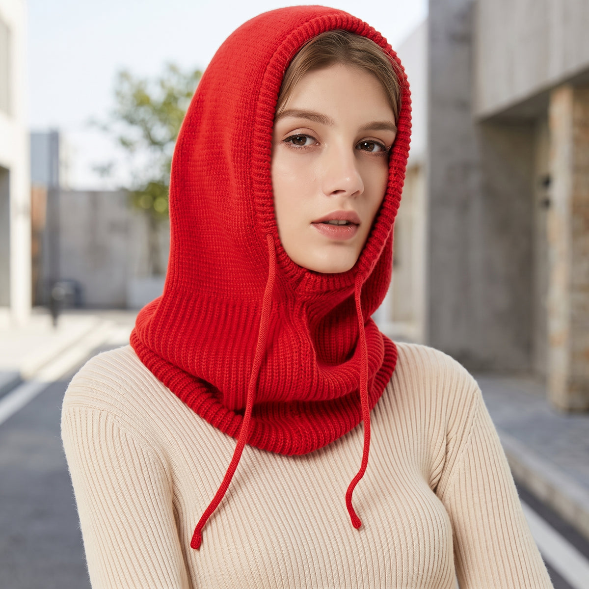 Hooded Hat Neck Warmer