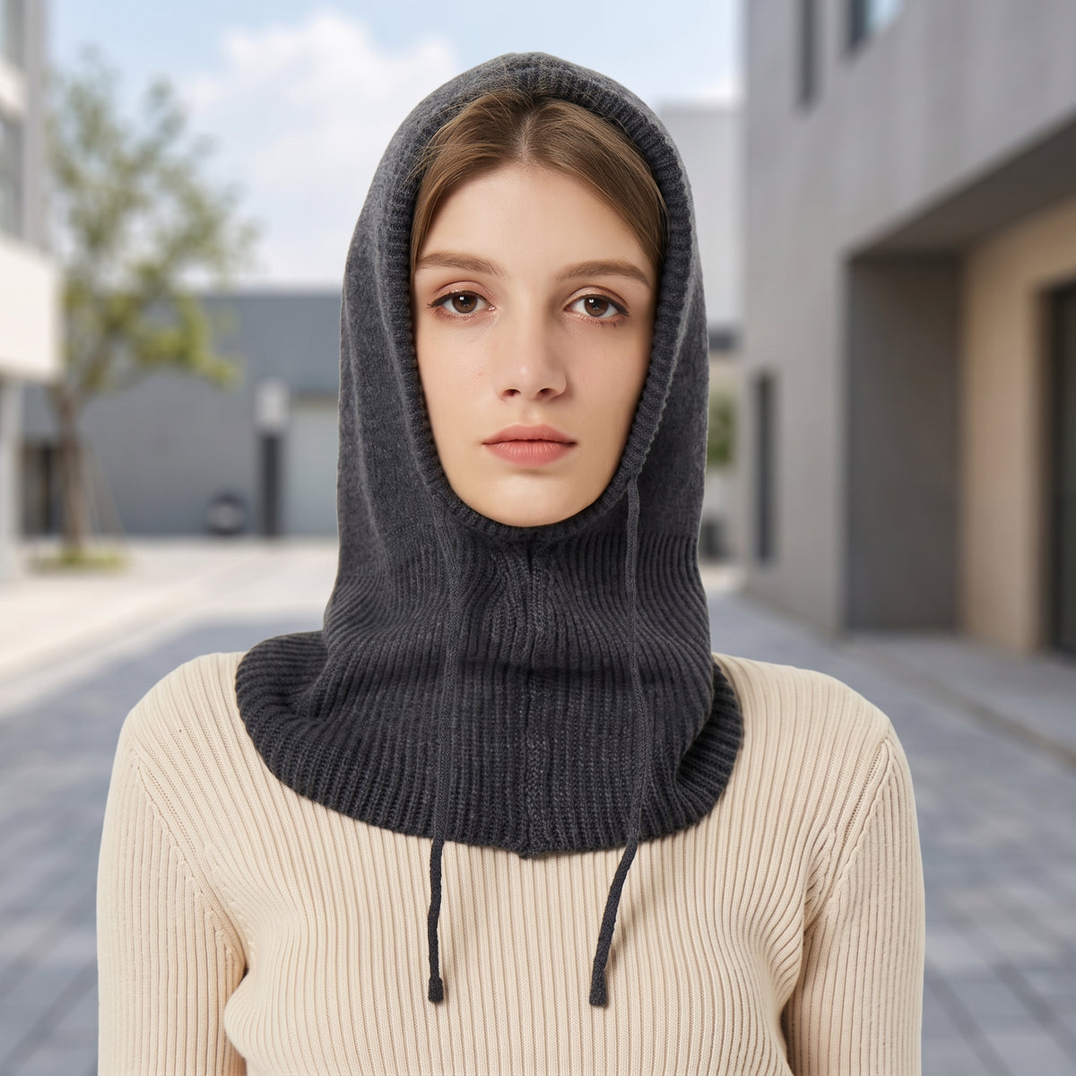 Hooded Hat Neck Warmer