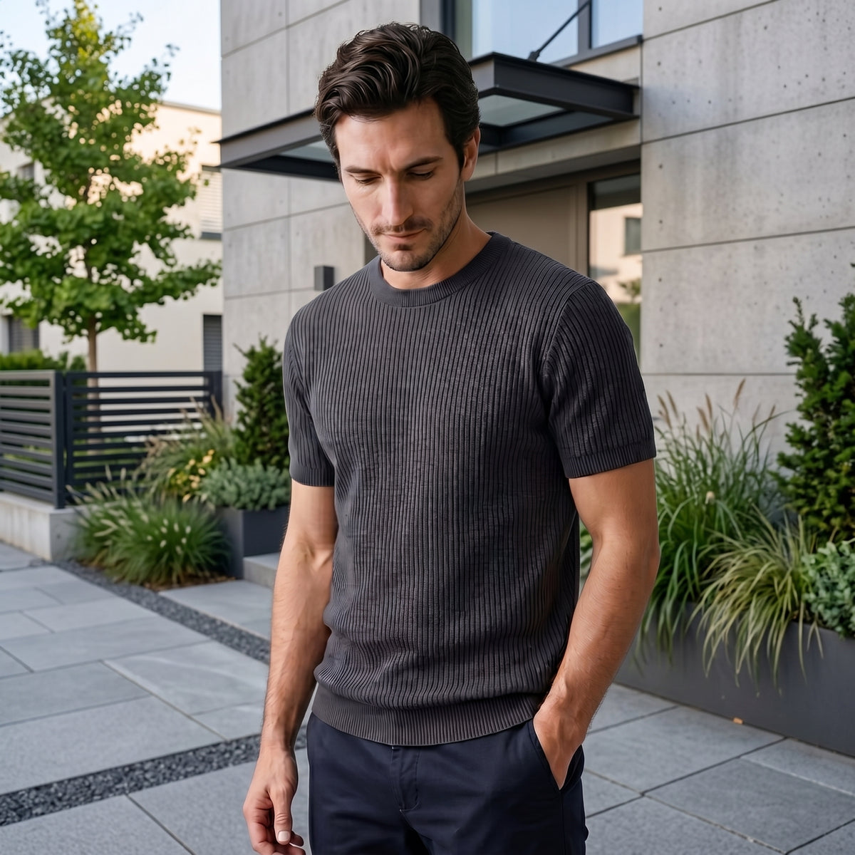 Casual Crew Neck Everyday T-Shirt