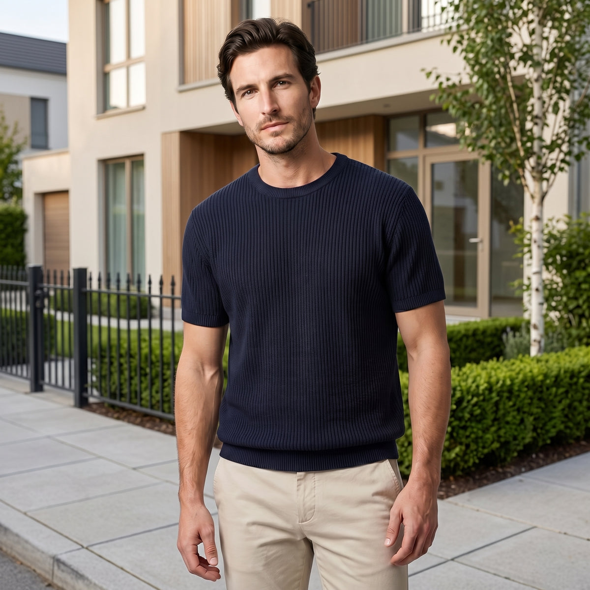 Casual Crew Neck Everyday T-Shirt
