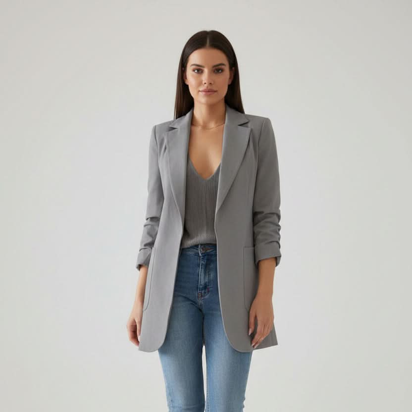 Lightweight Open Front Blazer